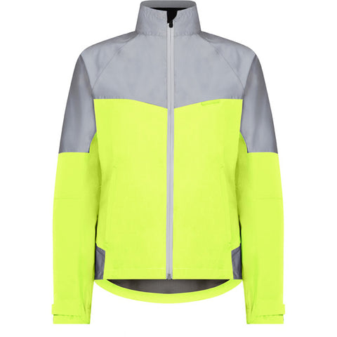 Stellar Reflective women's waterproof jacket, hi-viz yellow / silver size 16