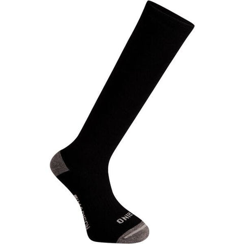 Isoler Merino deep winter knee-high sock - black - large 43-45