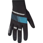 Element softshell gloves - black / blue curaco - large