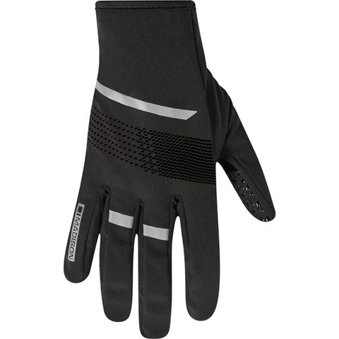 Element youth softshell gloves - black - large