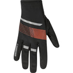 Element youth softshell gloves - black / chilli red - small