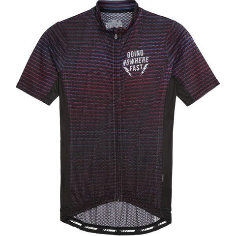 Turbo men's short sleeve jersey - glitch stripe - medium