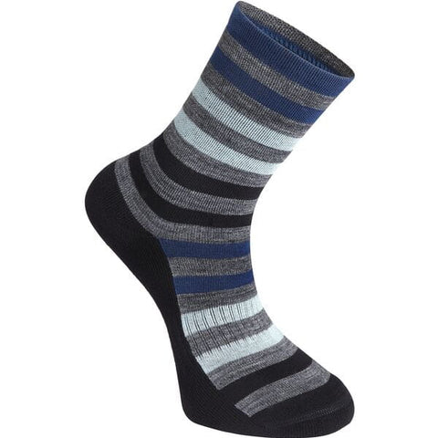 Isoler Merino 3-season sock - grey / blue fade - medium 40-42