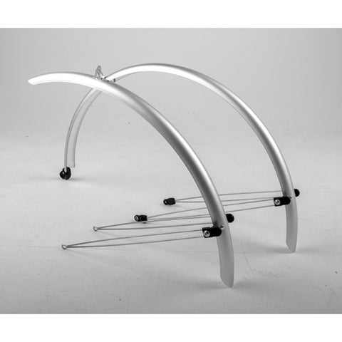Commute full length mudguards 700 x 38mm silver