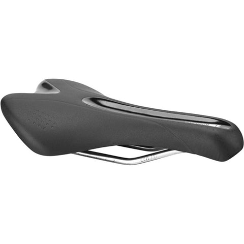 RoadRace TT Men's Saddle, CrN-Ti Rails, Black