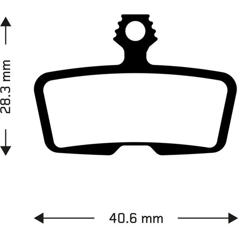 Organic disc brake pads for Avid Code 2011+