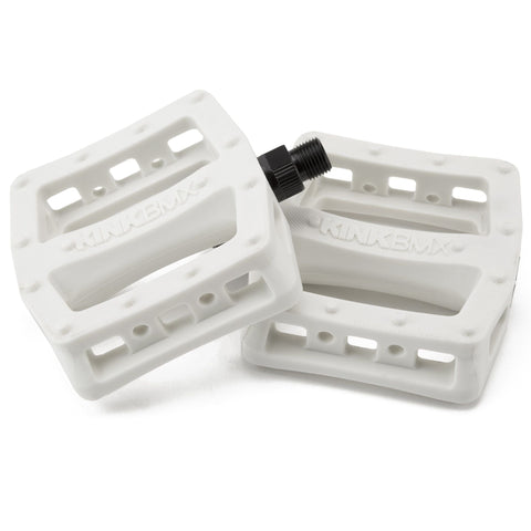 Kink Hemlock Pedals - White 9/16"