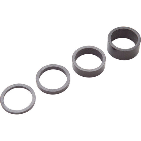 Headset spacers, 3K carbon, 3/ 5/ 10/ 15mm, 1-1/8 inch