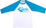 River Classic Logo 3/4 Sleeve Shirt (L | White)