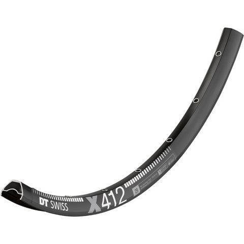 X 412 Sleeve-joined 28 hole Presta-drilled black - 29