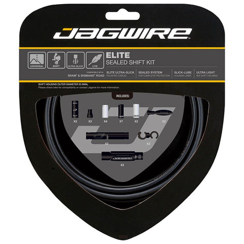 Jagwire Elite Sealed Gear Kit Black  ()