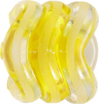 60mm Shark California Roll Longboard Wheels 4-pack (60mm | Clear With Yellow Hub)