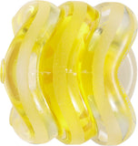 60mm Shark California Roll Longboard Wheels 4-pack (60mm | Clear With Yellow Hub)