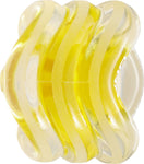 72mm Shark DNA Formula Longboard Wheels 4-pack (72mm | Clear With Yellow Hub)