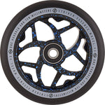 Striker Essence V3 Black Pro Scooter Wheel (110mm | Blue Splash)