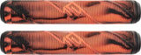 Striker Thick Logo Pro Scooter Grips (Black/Orange)
