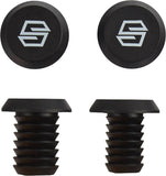 Striker Thick Logo Pro Scooter Grips (Black/Orange)