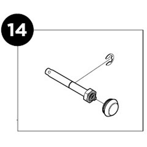 Clevis Axle Assembly for 17-X