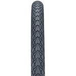 26 x 1 3/8 inch Mileater tyre with puncture breaker and reflective, black