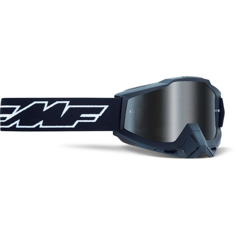 POWERBOMB YOUTH Goggle Rocket Black Mirror Silver Lens