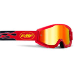 POWERCORE Goggle Flame Red Mirror Red Lens