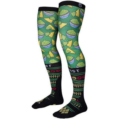 Chapter 17 Collection - Chips N Guac Moto Socks - LG/XL