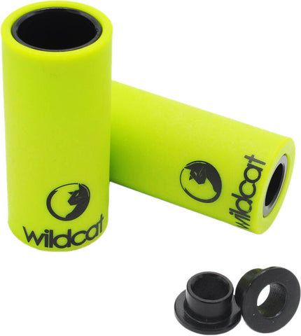 Wildcat Pro Mini BMX Pegs (Green)